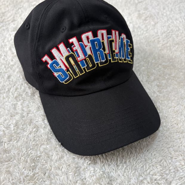 슈프림 코듀라 아치 로고 블랙 볼캡