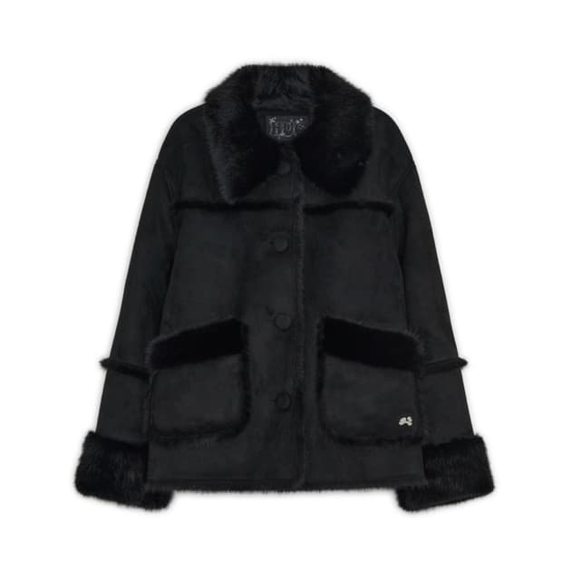 허그유어스킨 시어링 무스탕 자켓 퍼자켓 롱무스탕