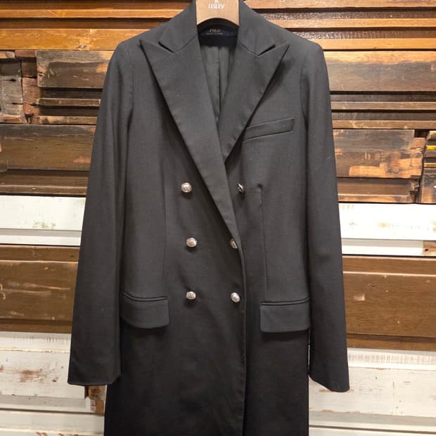 폴로랄프로렌 더블브레스티드코트 