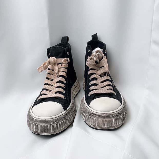 (정품/새상품) 디스퀘어드2 남성 하이탑 스니커즈