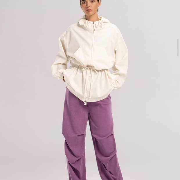 부디무드라 Double tuck pants Berry Conserve M
