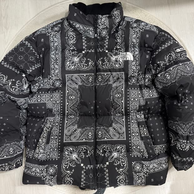 노스페이스 로프티 다운 자켓 블랙