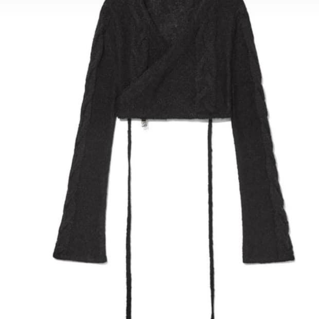 글로니 시몬 니트 가디건 블랙