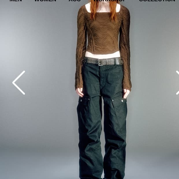 베이컨트 아카이브 vacant archive 밀리터리 카고 팬츠 m