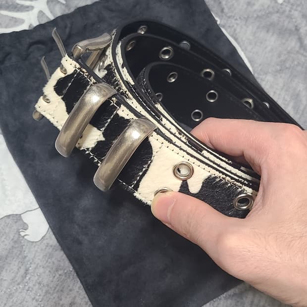 mjd x 카미엔 더블홀 벨트 오레오