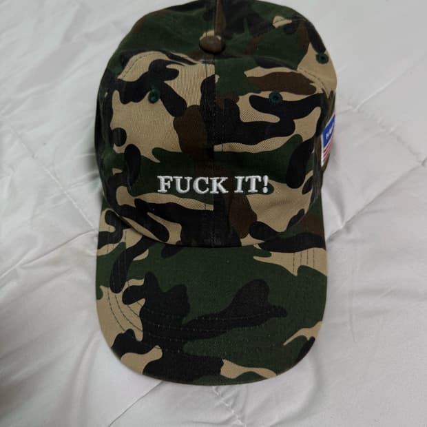HUF “ Fuck It “ 카모 볼캡