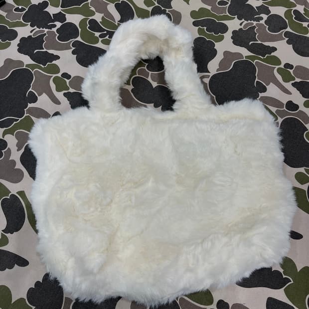 JPN 빈티지 퍼 토트백