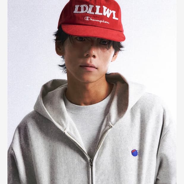 챔피온 × 빠더너스 LDLLWL 로고 볼캡 레드