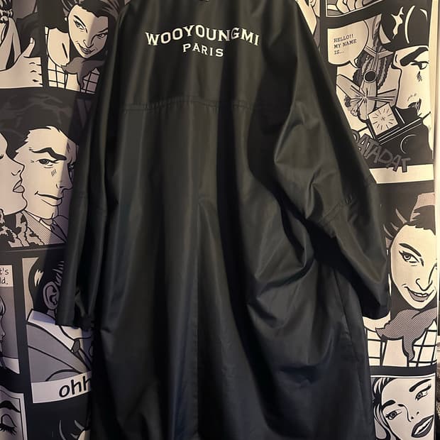 우영미 바람막이 롱코트