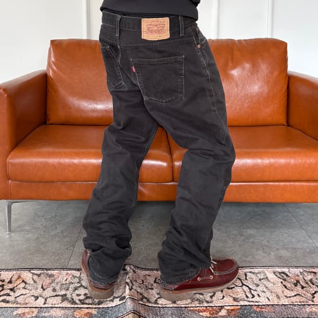 리바이스 535 부츠컷 블랙