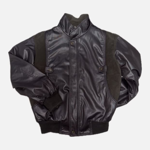Vintage coating bomber jacket