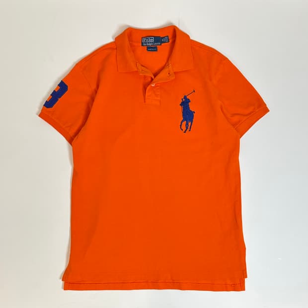폴로 랄프로렌 오렌지 빅포니 pk 티셔츠 