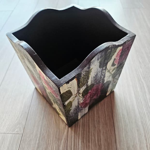 수제 공방 핸드메이드 플라워 드라이기통 냅킨아트드라이기통