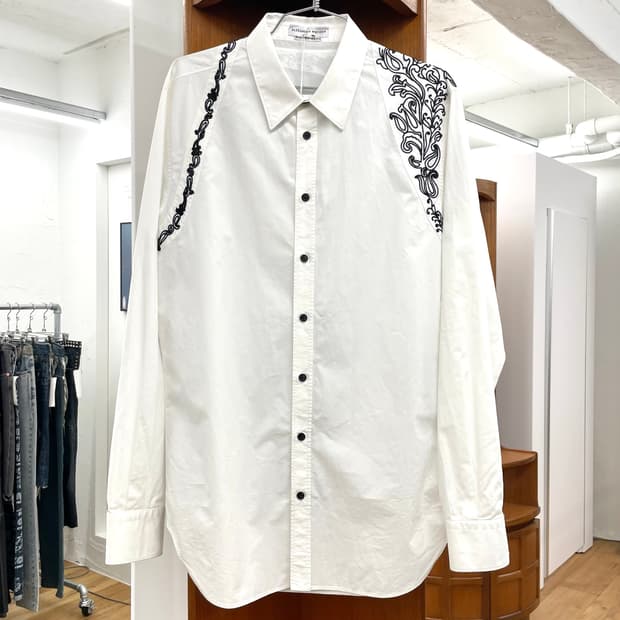 [XL] 알렉산더맥퀸 체인 자수 셔츠