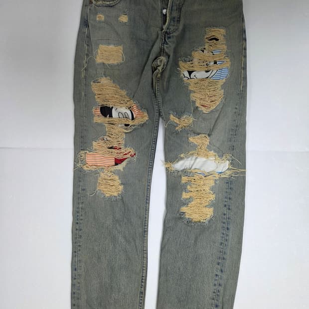 리바이스 501  미키마우스 리메이크