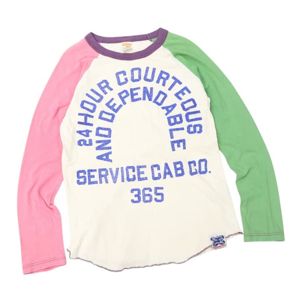 Gotham Wear 고섬웨어 빈티지 멀티 컬러 래글런 롱슬리브 (F)