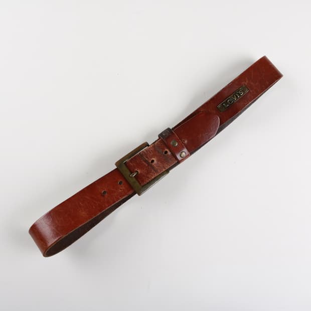 [28~32인치] 90's 리바이스 소가죽벨트