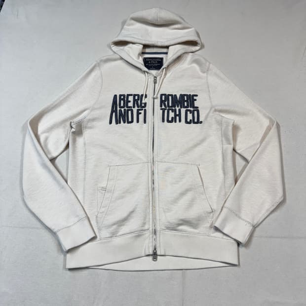 L) 아베크롬비 스펠로고 2way 후드집업