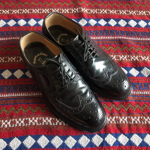 금강제화 리갈 블랙 윙팁 구두 250