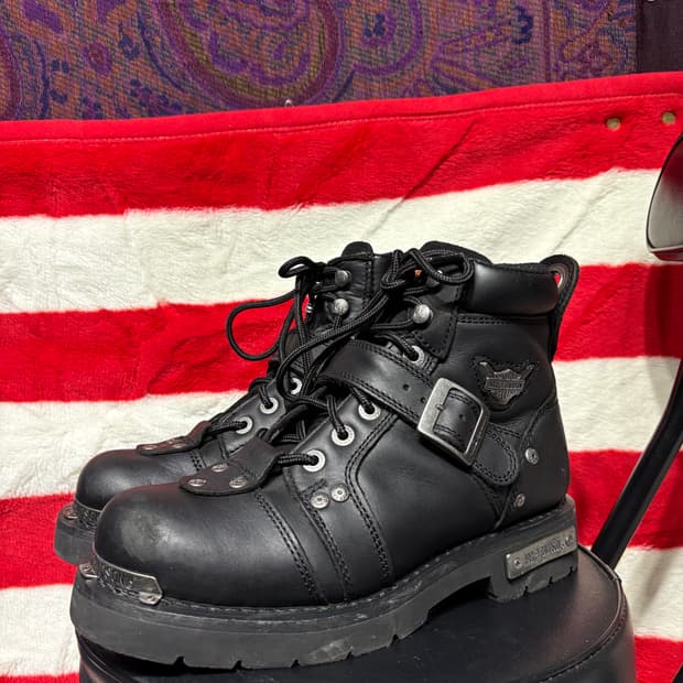 할리데이비슨 버클 바이크 부츠