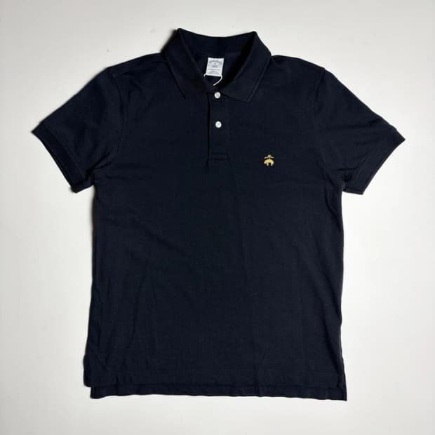 브룩스브라더스 자수 로고 네이비 폴로 반팔 티셔츠 R1159