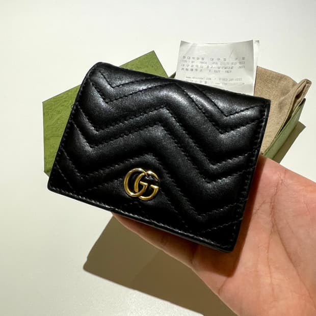 [풀구성/A급] 구찌 GG 마몽 마틀라세 지갑