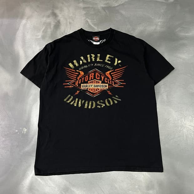  할리데이비슨 프린팅 반팔티 y15682