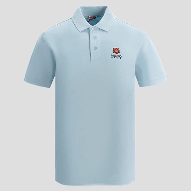 M KENZO 겐조 플라워 블루 PK 반팔 카라티