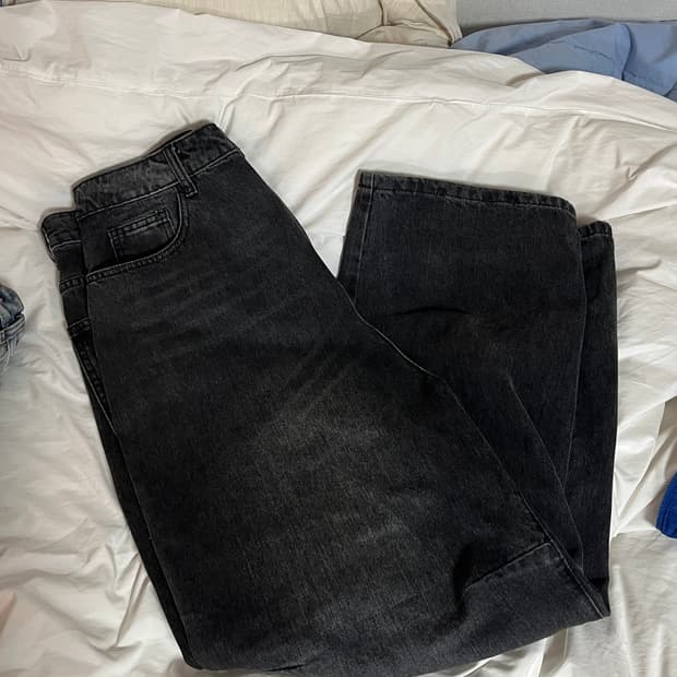 [2] 노드 와이드 배기 데님 팬츠