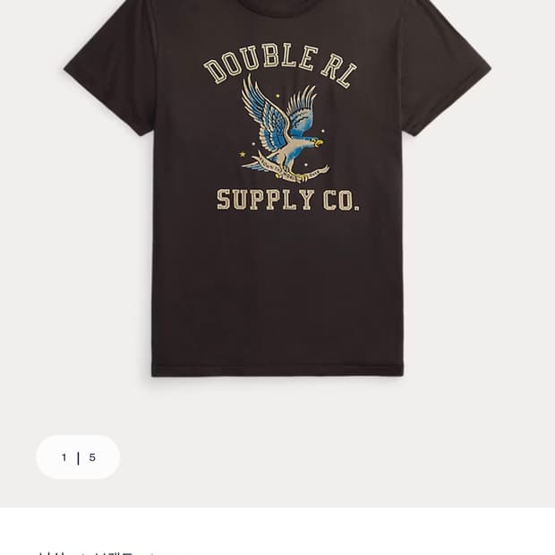 RRL 독수리 반팔티셔츠 새상품 M