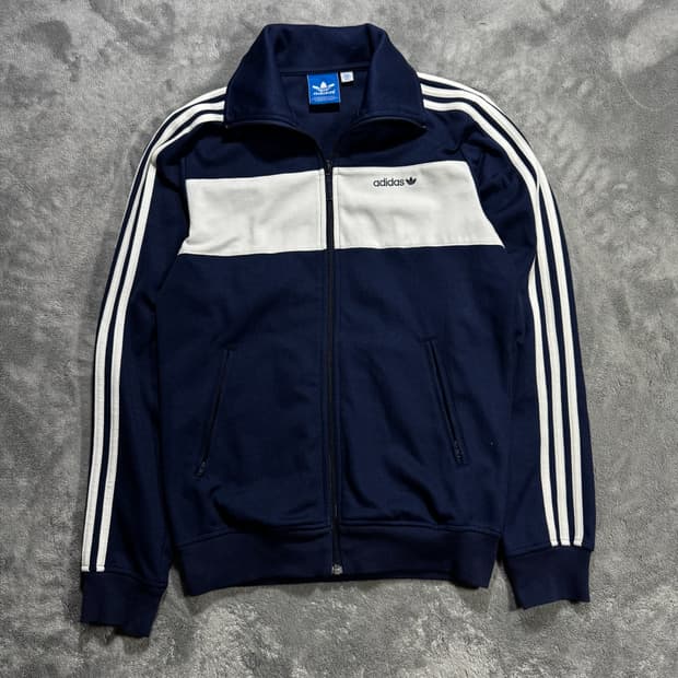 아디다스 베켄바우어 배색 트랙탑 져지