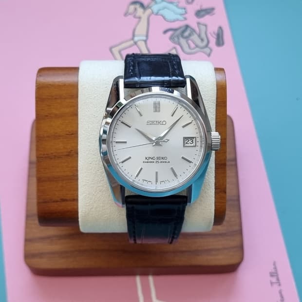 세이코 커스텀 36mm 킹세이코 실버 오토매틱