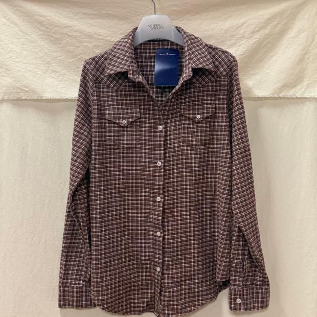 브랜디멜빌 누빔 체크셔츠