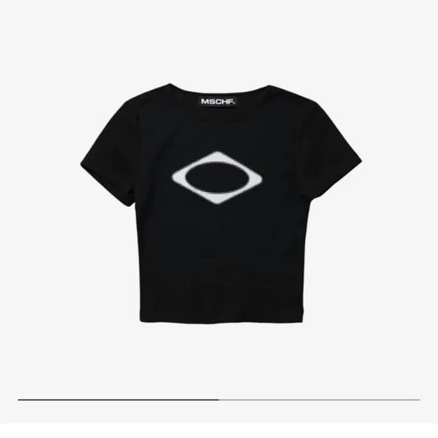 미스치프 롬버스 블러 미니 반팔 s