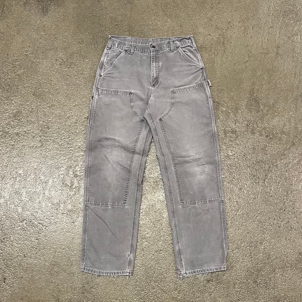 00s Carhartt 더블니 워크 팬츠 (33“)