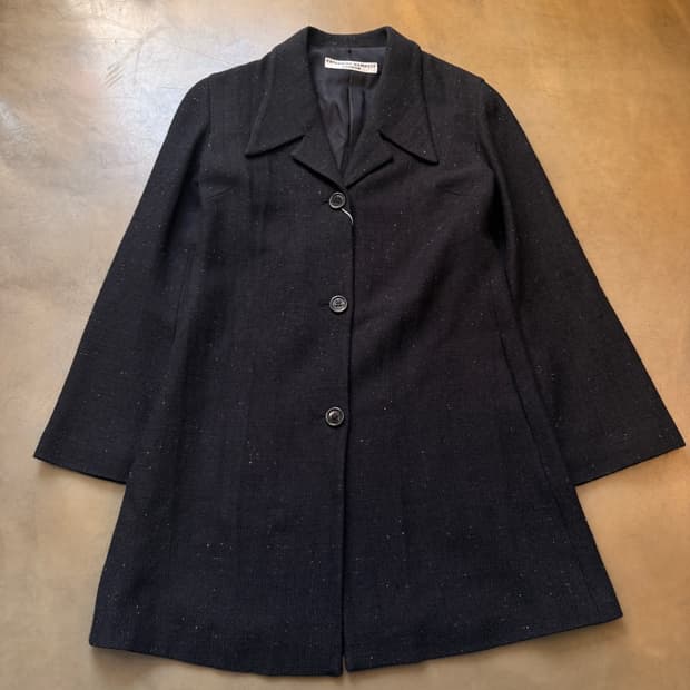 캐서린 햄넷 런던 유니크 패브릭 코트