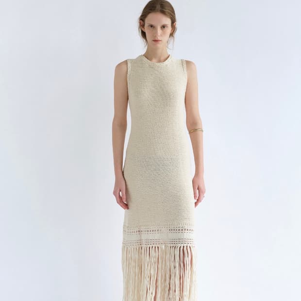 샌드베이지 Sandbeige 베일리 니트 드레스_ivory 새상품