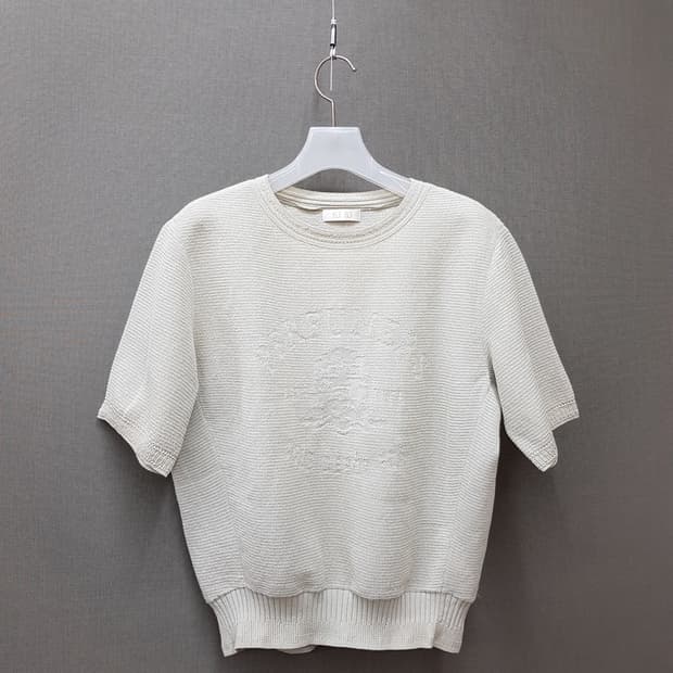 한섬 SJSJ 2022 반소매 니트 탑 F사이즈