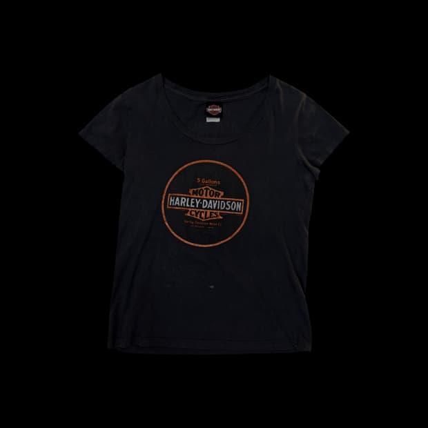 할리데이비슨 로고 그래픽 티셔츠