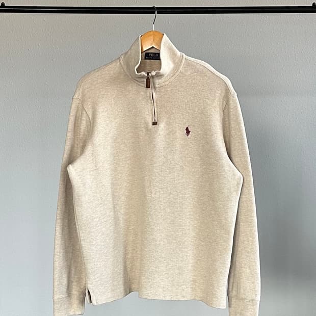 [M]폴로 랄프로렌 하프집업 반집업 코튼 니트