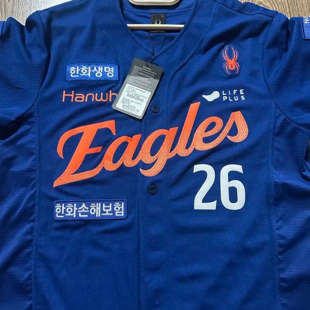 한화이글스 유니폼 어센틱 XL 새상품 (한승혁마킹) 
