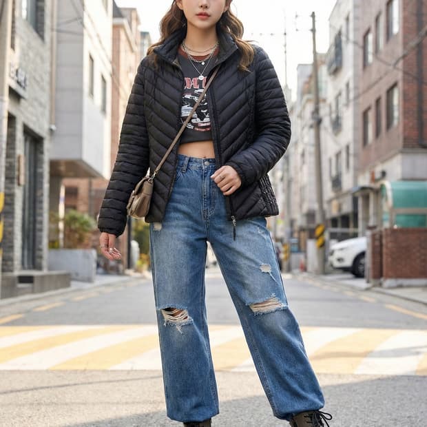 엘레쎄 스포츠 구스다운 경량패딩_95