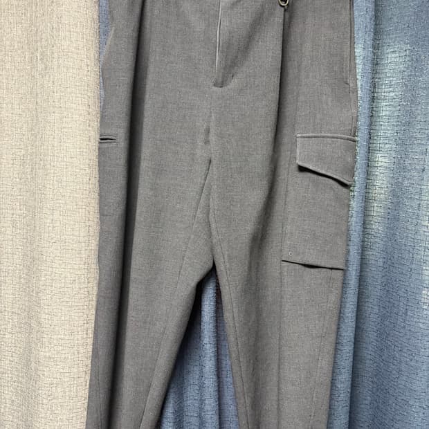 송지오옴므 그레이 슬랙스