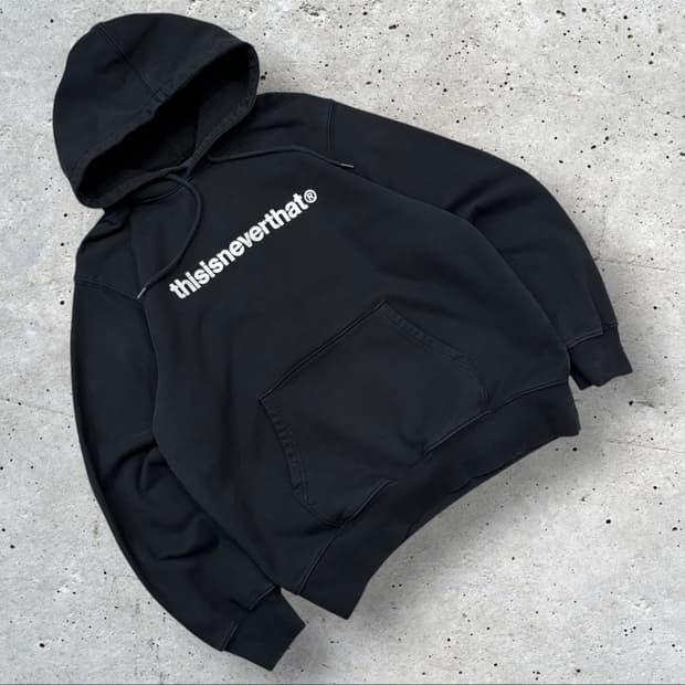 [M] 디스이즈네버댓 블랙 후드티 B798