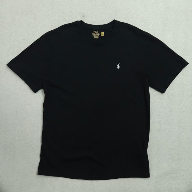 폴로 랄프 로렌 반팔 XXL 블랙 커스텀슬림핏