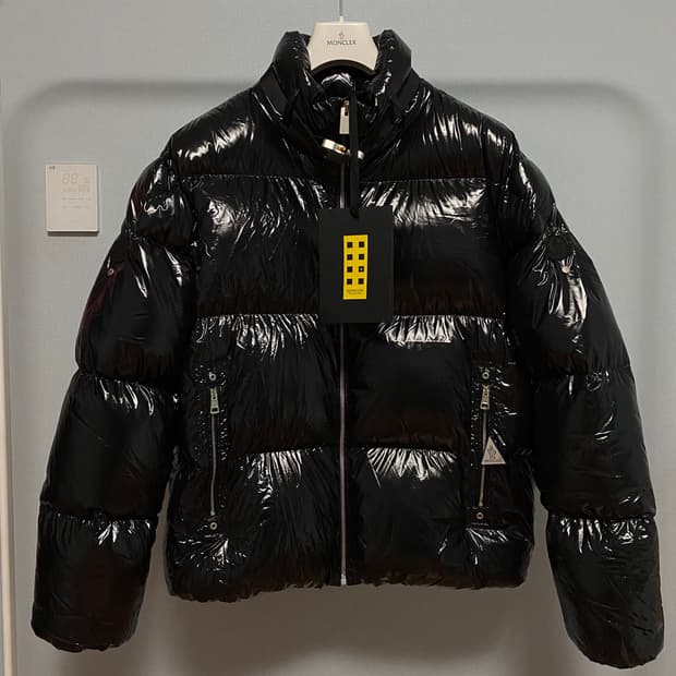 [4] 몽클레어 Moncler 알릭스 Alyx 마호가누스 쇼트 다운 자켓