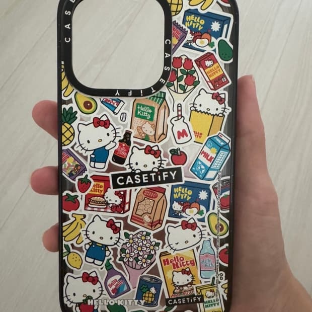 케이스티파이 헬로키티 콜라보 케이스 15프로