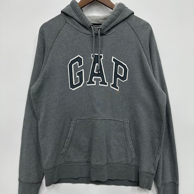 갭 그레이 후드티 