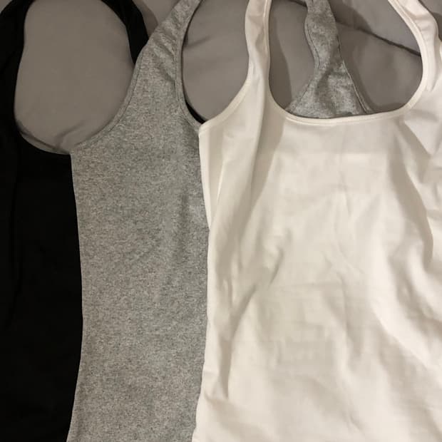 홀터넥 나시 (블랙,그레이,화이트)