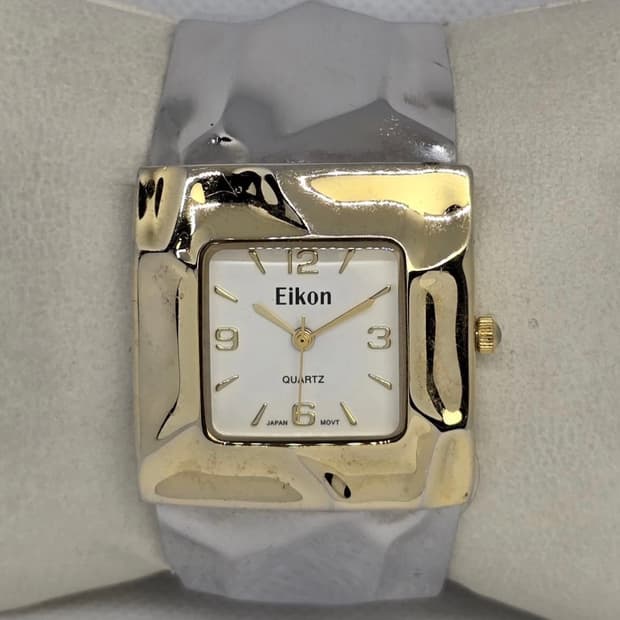 Eikon 투톤 커프 워치
